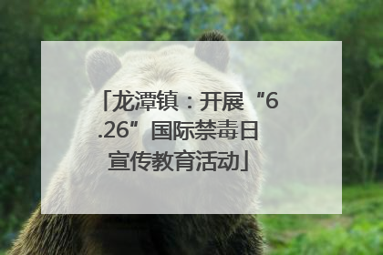 龙潭镇：开展“6.26”国际禁毒日宣传教育活动