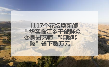 117个花坛焕新颜！华容临江乡干部群众变身园艺师 “咔嚓咔嚓”省下数万元