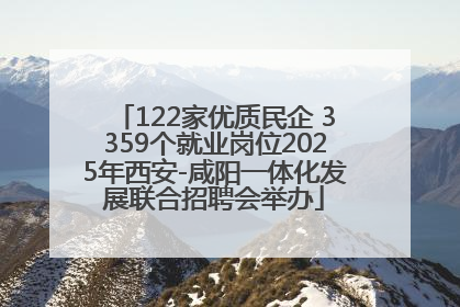 122家优质民企 3359个就业岗位2025年西安-咸阳一体化发展联合招聘会举办