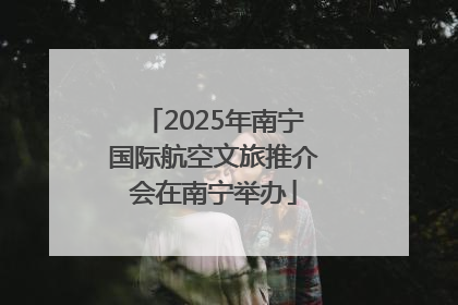2025年南宁国际航空文旅推介会在南宁举办