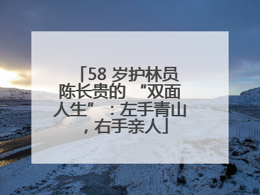 58 岁护林员陈长贵的 “双面人生”：左手青山，右手亲人
